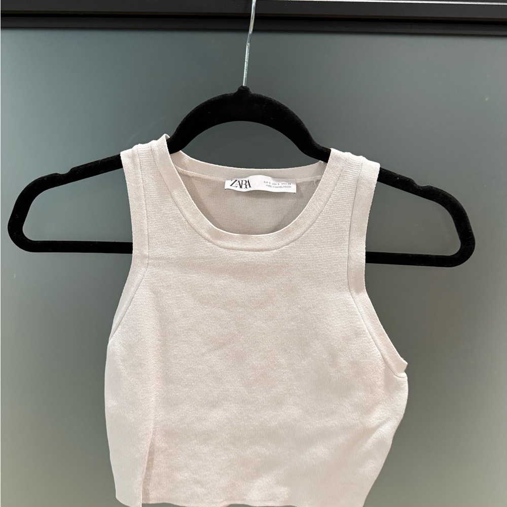 Zara Cream Tank Top